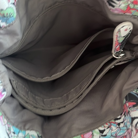 Nicole by Nicole Miller Shoulder Bag/Multicolor Flower Print gently - Picture 9 of 11